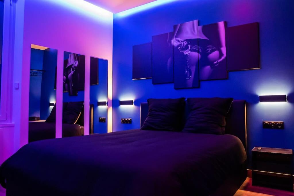 Blue Night - Jacuzzi - Bord De Seine Apartment Corbeil-Essonnes Ngoại thất bức ảnh