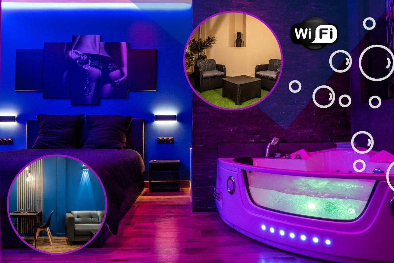 Blue Night - Jacuzzi - Bord De Seine Apartment Corbeil-Essonnes Ngoại thất bức ảnh